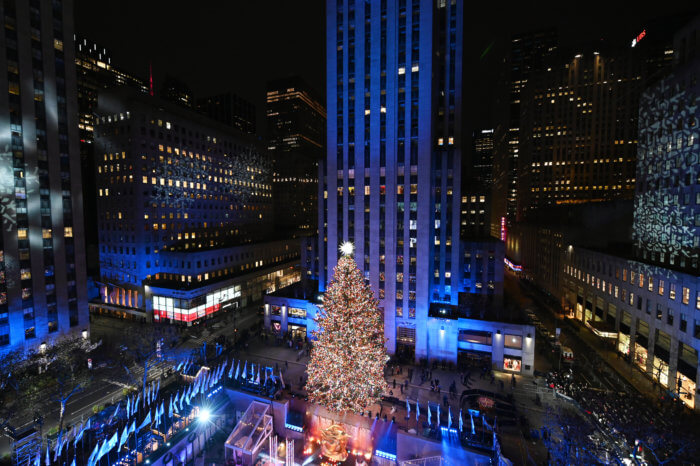 Rockefeller Center Christmas tree lighting ceremony