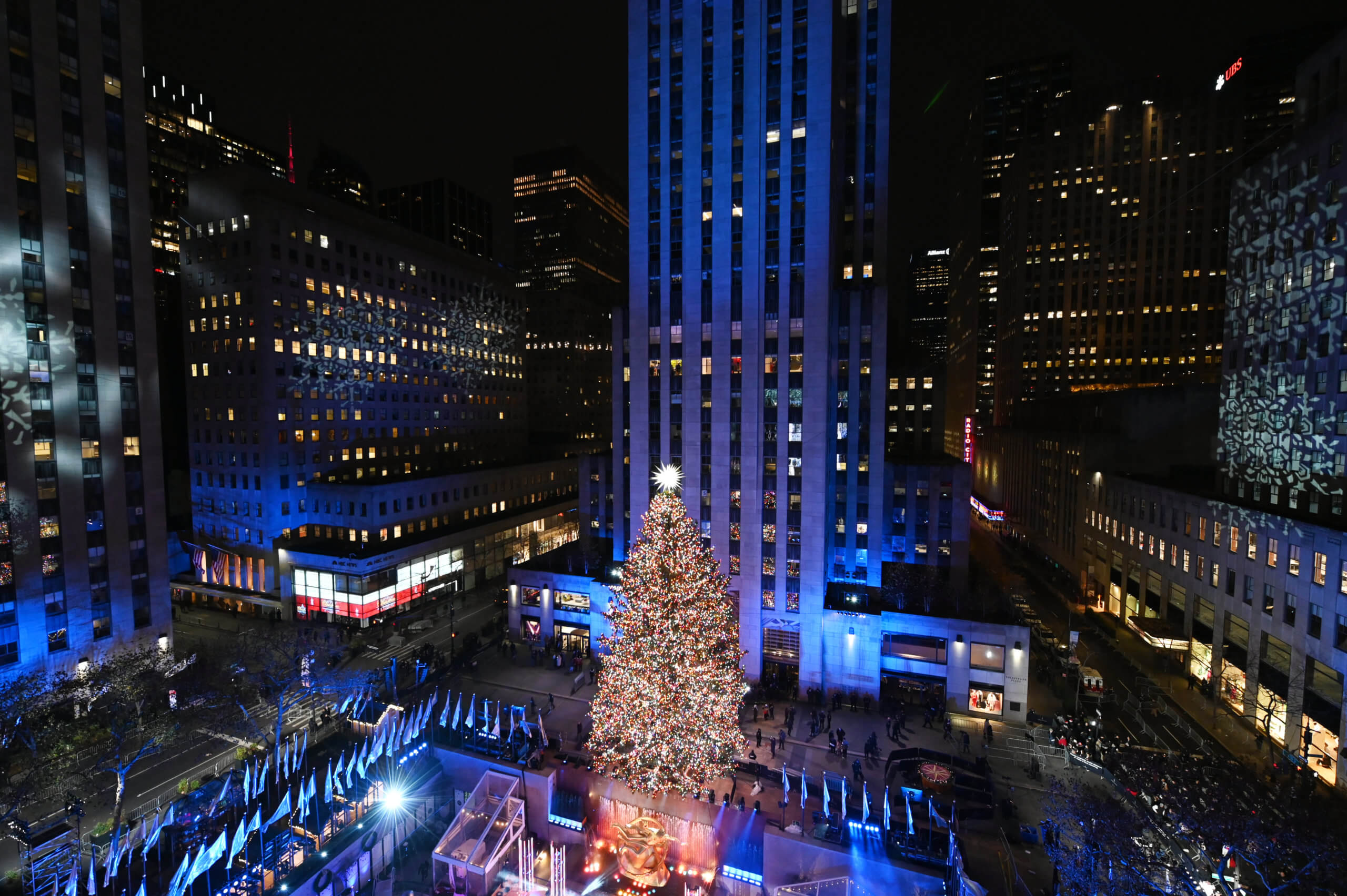 Rockefeller Center Christmas tree lighting ceremony