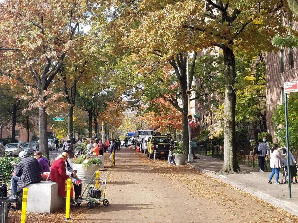 34th Avenue Open Street in Jackson Heights