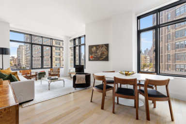 Living room at Everly