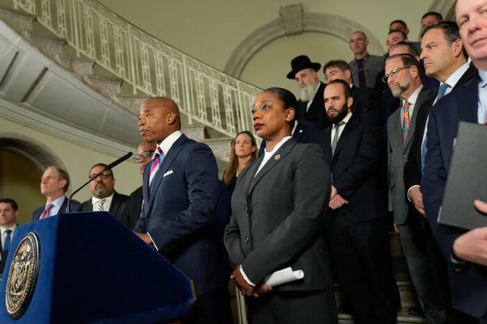 Mayor Adams speaks out against anti-Semitic attack thwarted