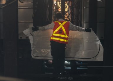 hit by train