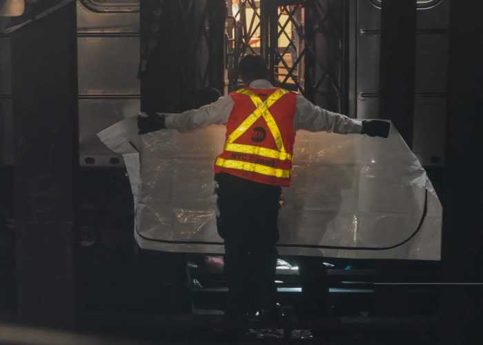 hit by train