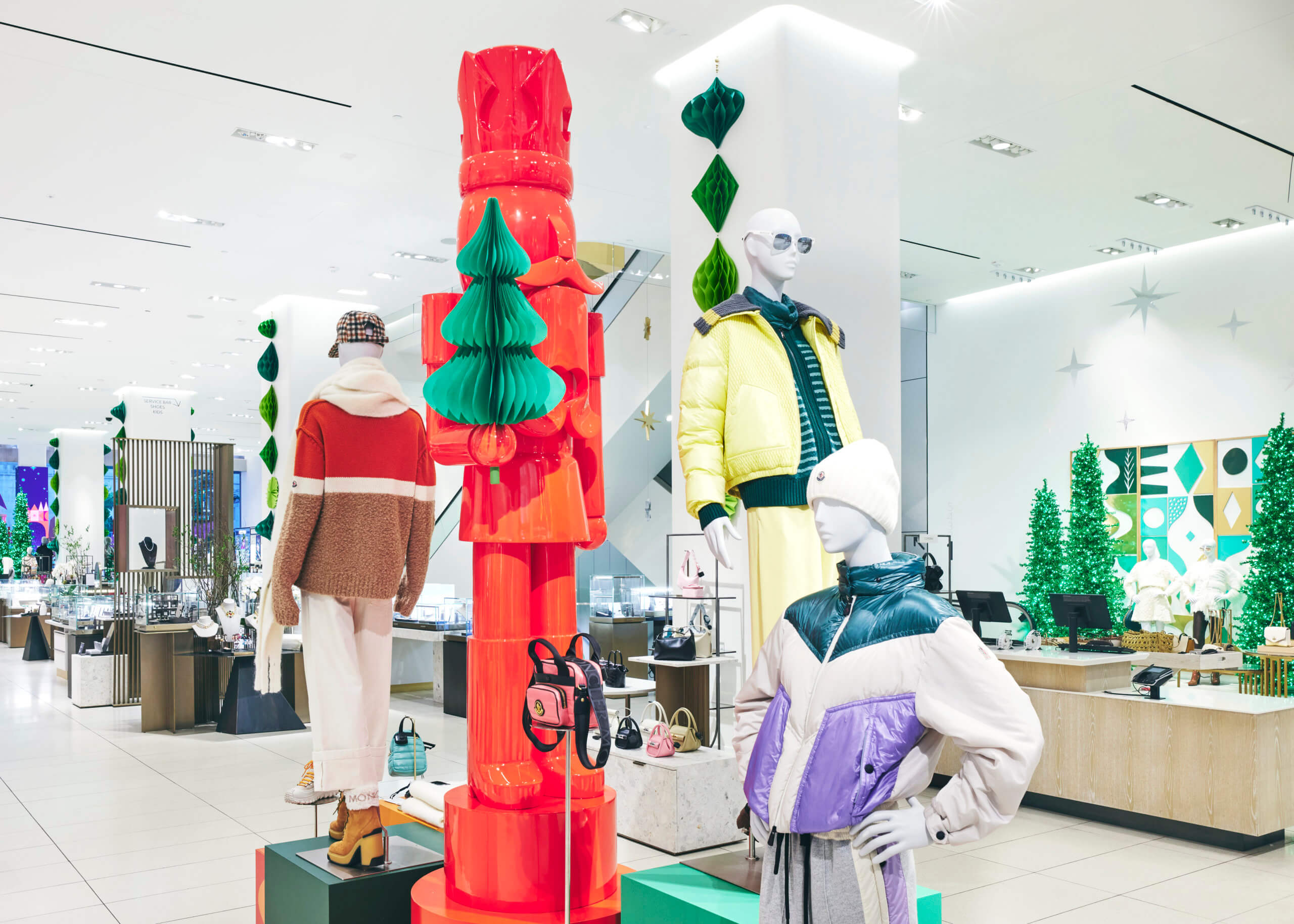 Nordstrom's New York City flagship unveils larger-than-life holiday  decorations