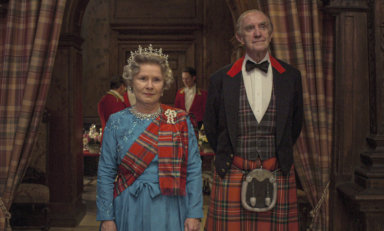 Imelda Staunton and Jonathan Pryce in The Crown