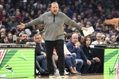 Knicks head coach Tom Thibodeau