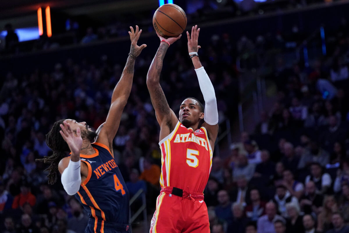 Dejounte Murray scored 36 points to led the Hawks over the New York Knicks