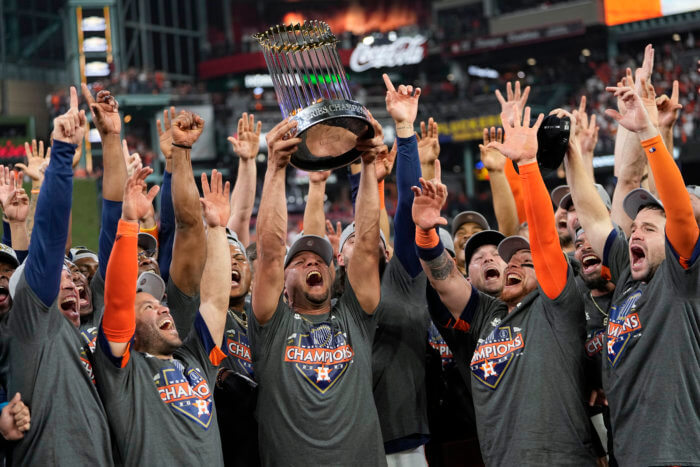 The Astros are favorites to be MLB champions