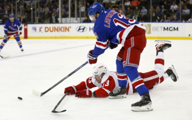 Rangers bench Lafreniere for Thursday contest in Tampa