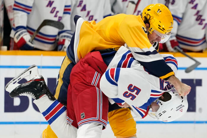 Rangers fall to Nashville 2-1