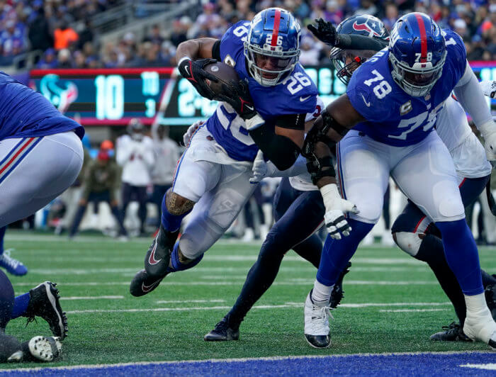 Giants post-draft depth chart: Where do rookies and free-agents fit in 2023? 2 Saquon Barkley Giants