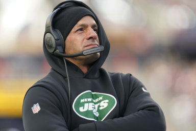 New York Jets head coach Robert Saleh.