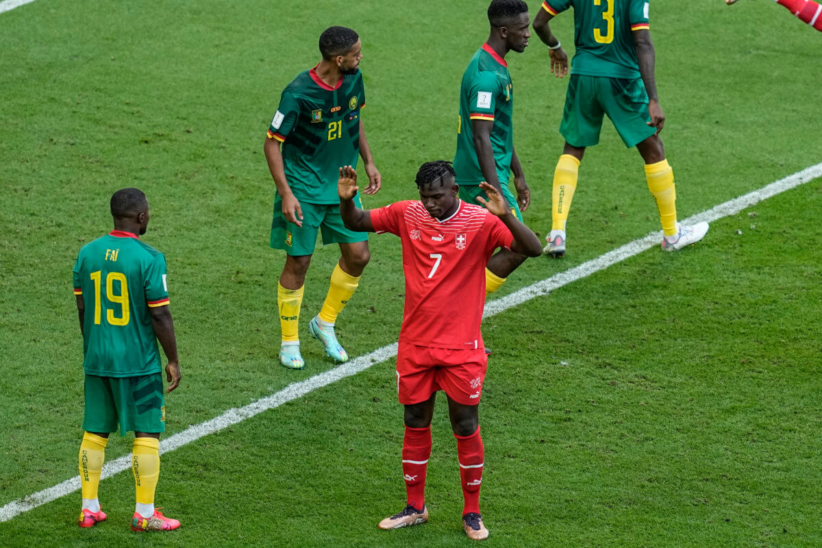 World Cup Group G: Embolo lifts Switzerland to win over Cameroon