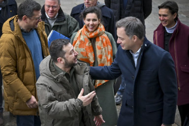 Ukraine President Volodomyr Zelensky