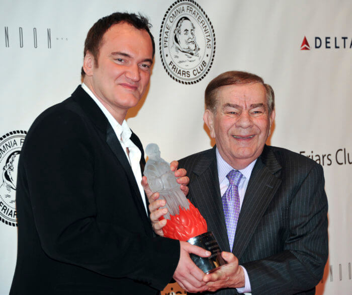 Comedian Freddie Roman and Quentin Tarantino