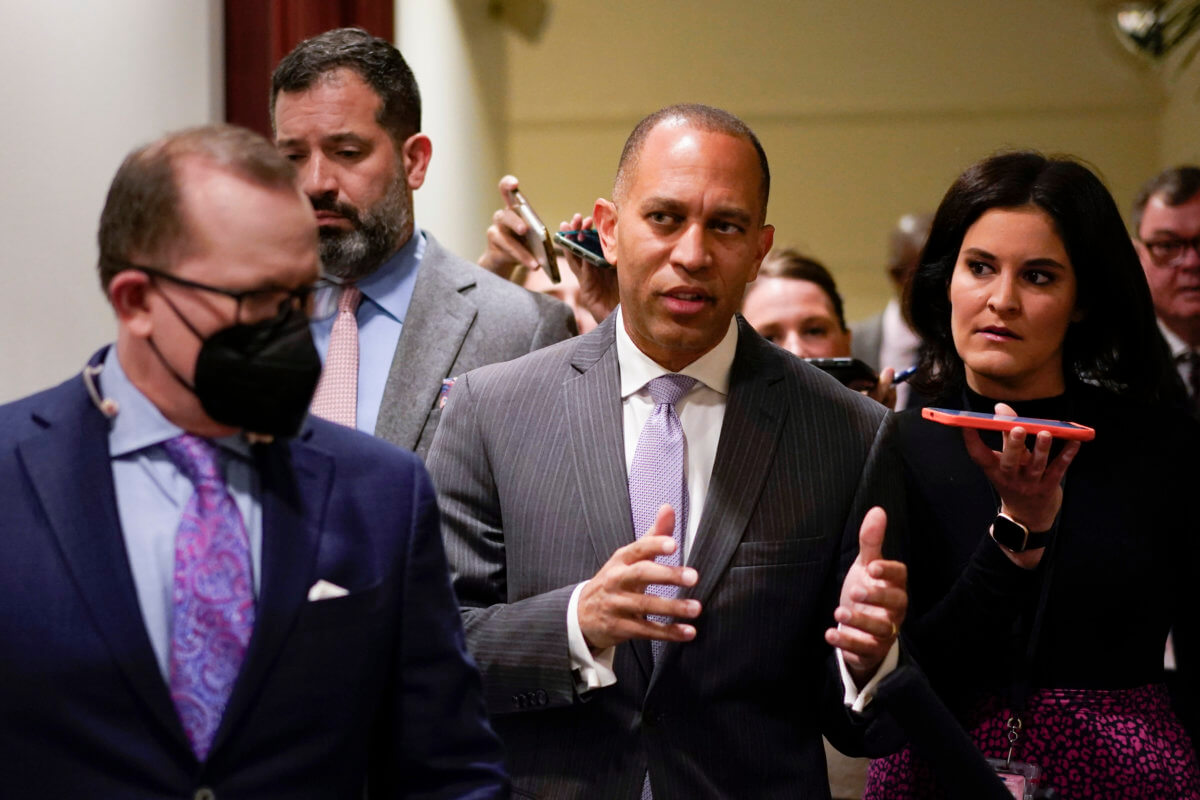 Brooklyn Congressman Hakeem Jeffries comments on George Santos scandal
