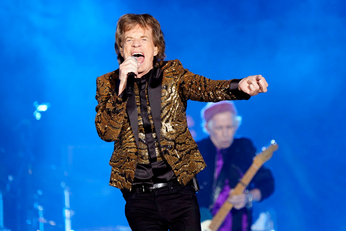 Mick Jagger, of the Rolling Stones