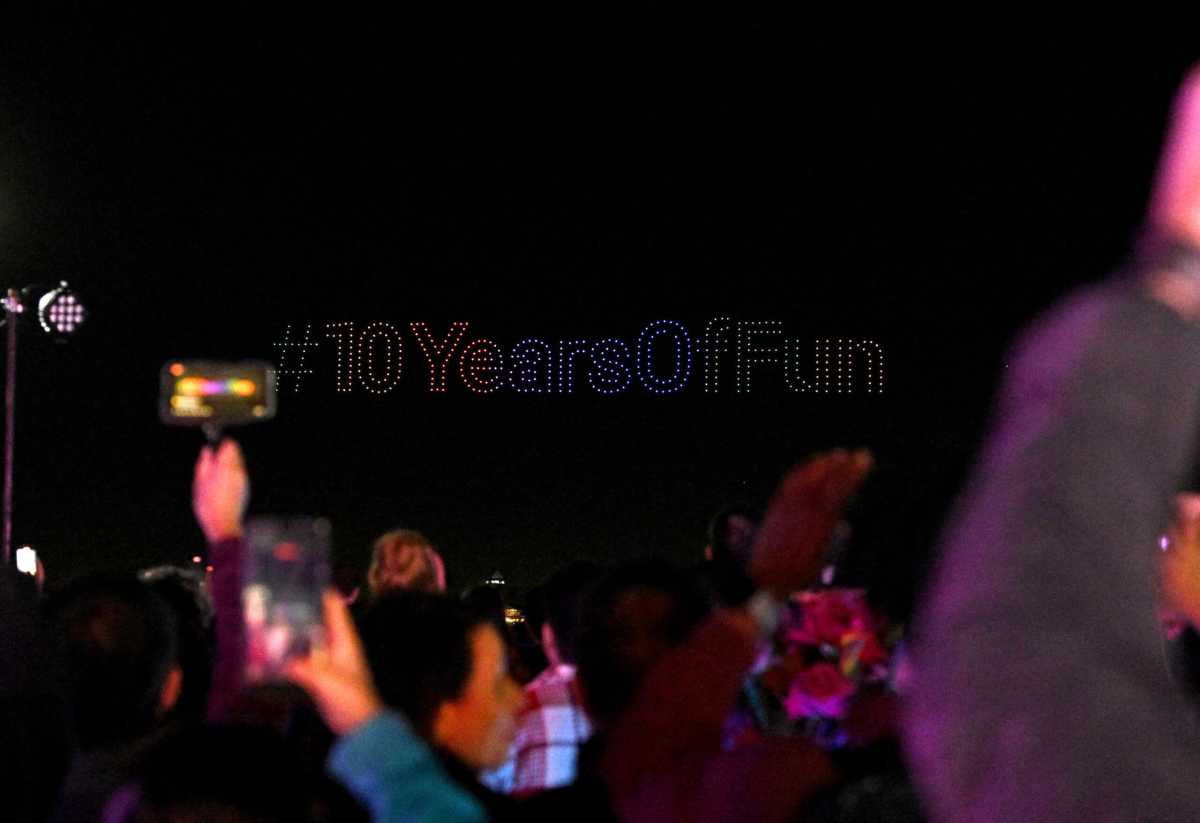 Candy Crush Saga 10th Anniversary Drone Show & Party
