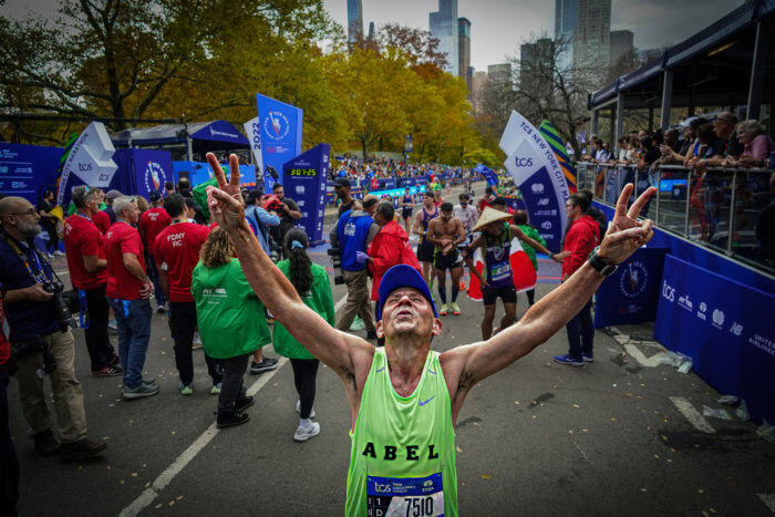 NYC Marathon finish line