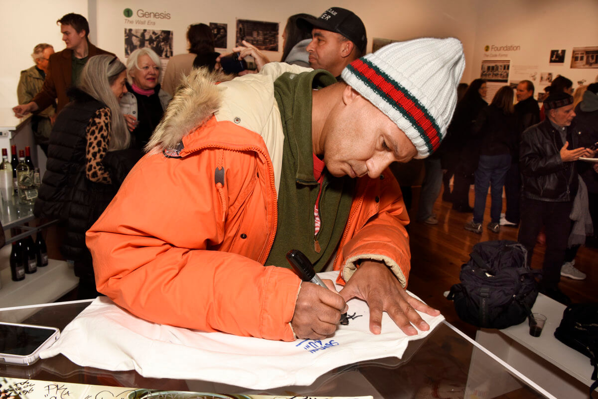 Lower East Side Louis Vuitton Store Receives A Midday Graffiti Tag