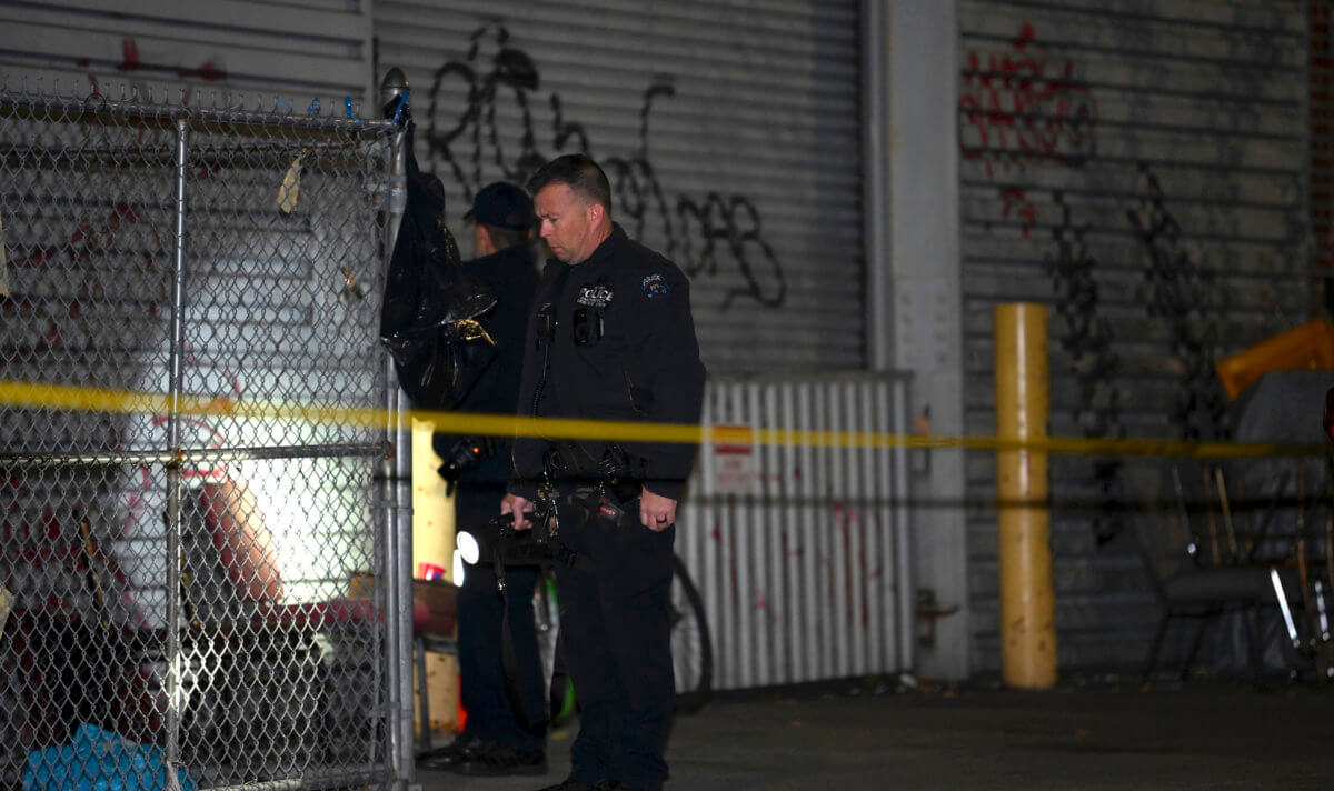 Brooklyn shooting scene