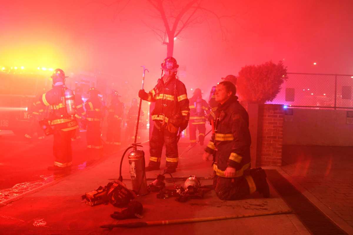 Brooklyn trash chute fire