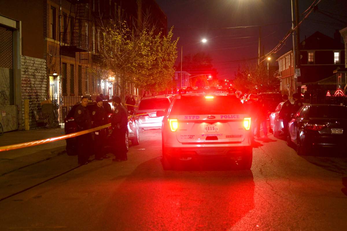 Bronx shooting scene