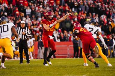 Hunter Dekkers Iowa State quarterback