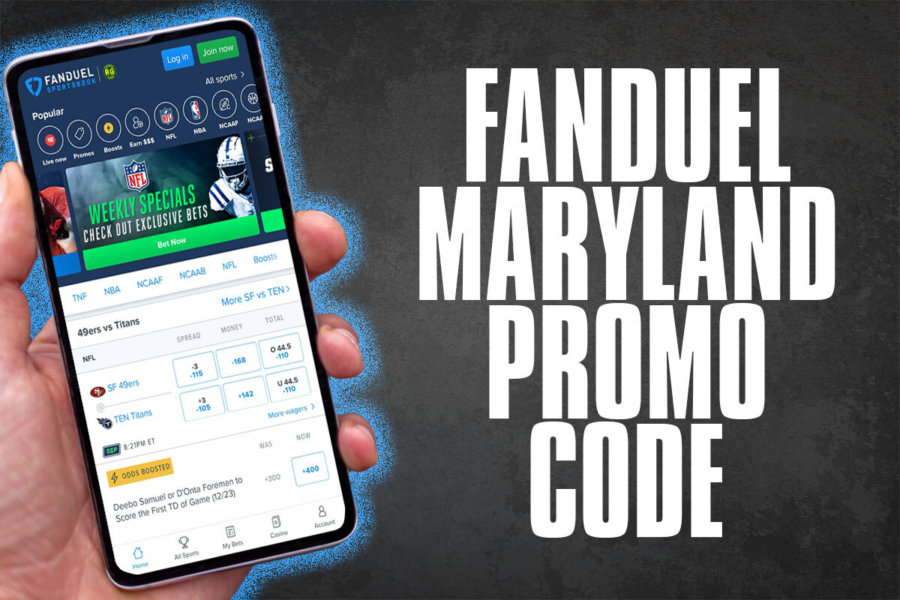 FanDuel Maryland promo code Instant bonus for GiantsCowboys, Patriots