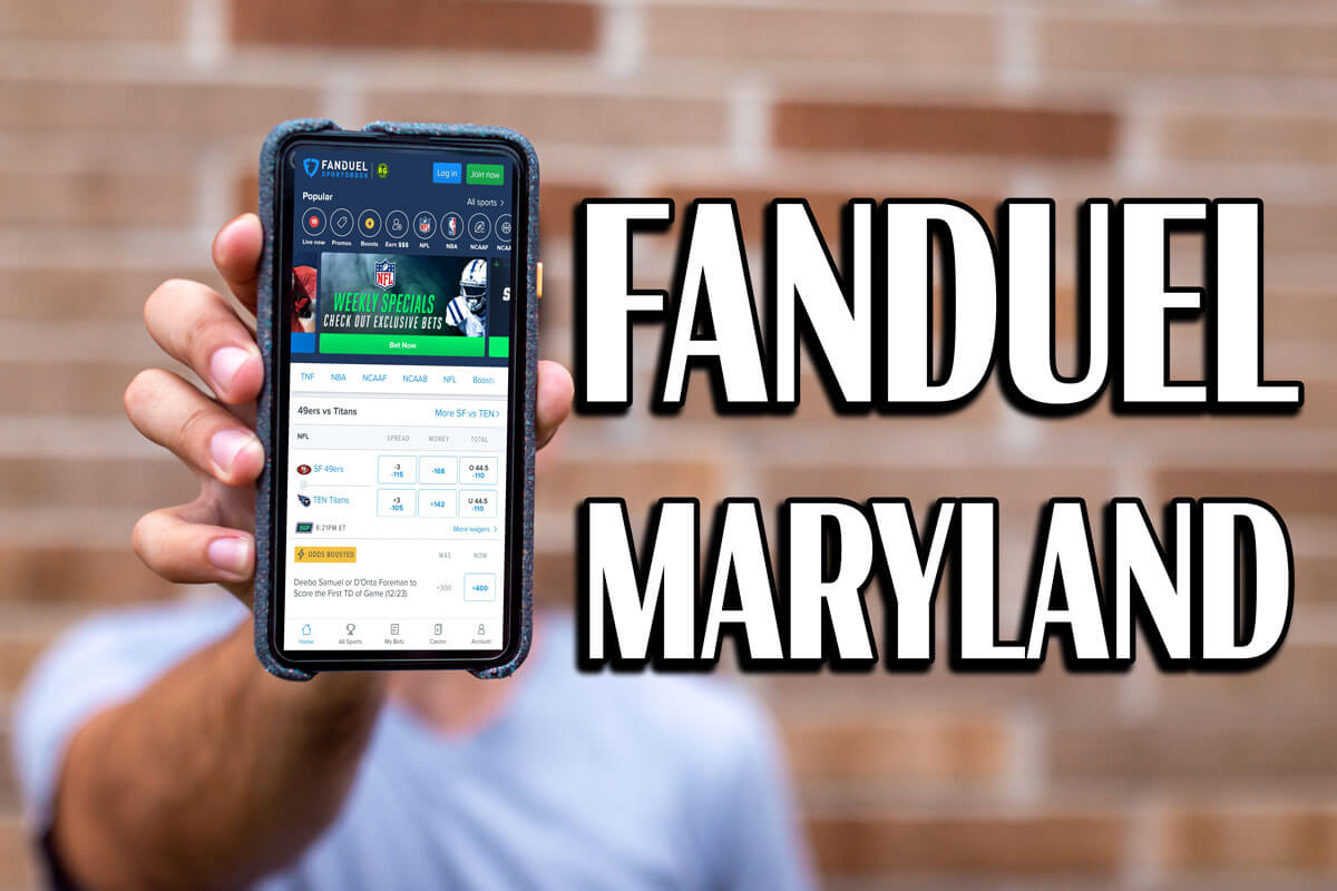 FanDuel Maryland promo code sign up, get bonus before launch