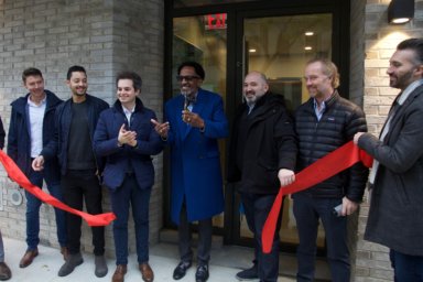 Haussmann Development ribbon cutting in Harlem