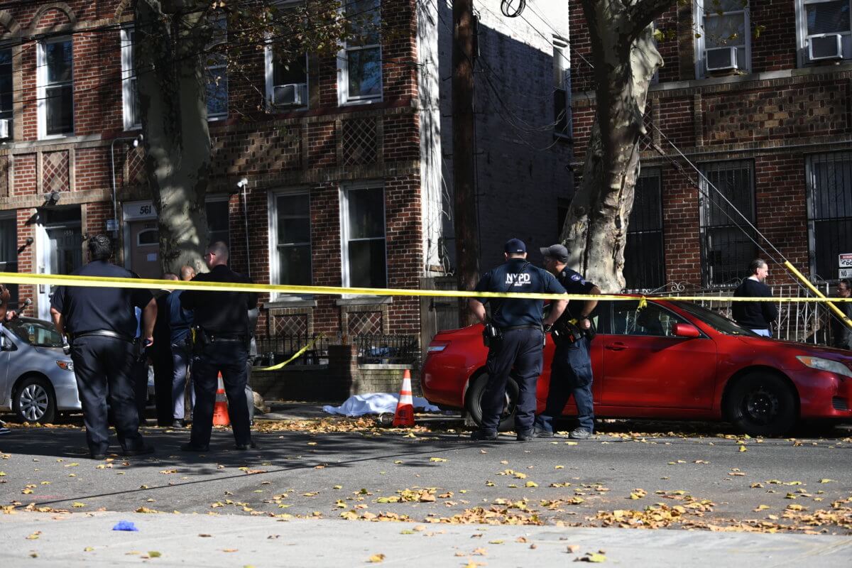 The NYPD is investigating a shooting that left a man dead in Brooklyn on Monday morning.