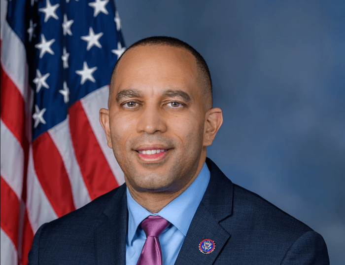 U.S. representative Hakeem Jeffries.
