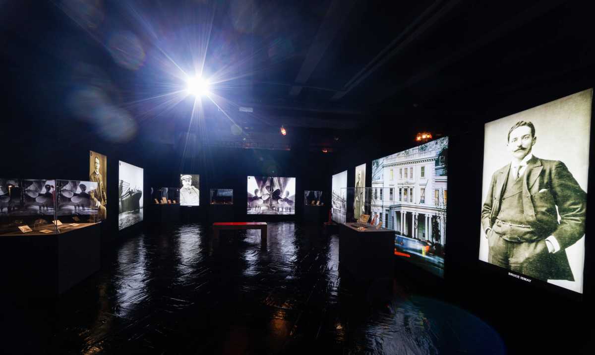 A room at Titanic: The Exhibition