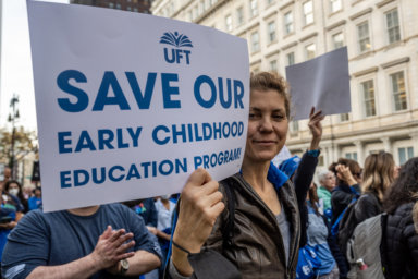 UFT rallies against early childhood program cuts