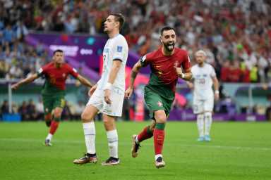 Bruno Fernandes Portugal Uruguay World Cup