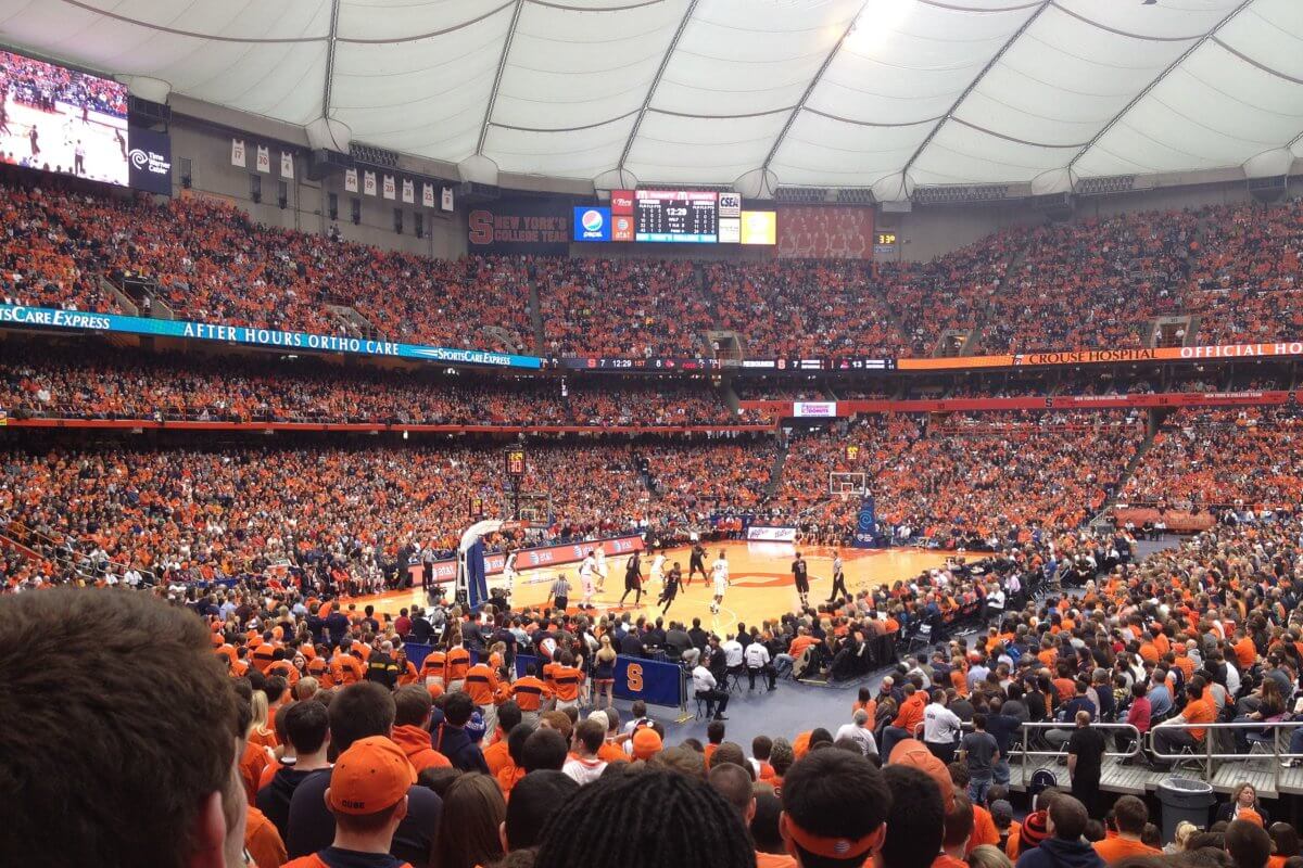 The home court of Syracuse basketball.