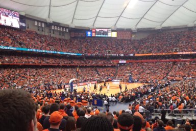 The home court of Syracuse basketball.