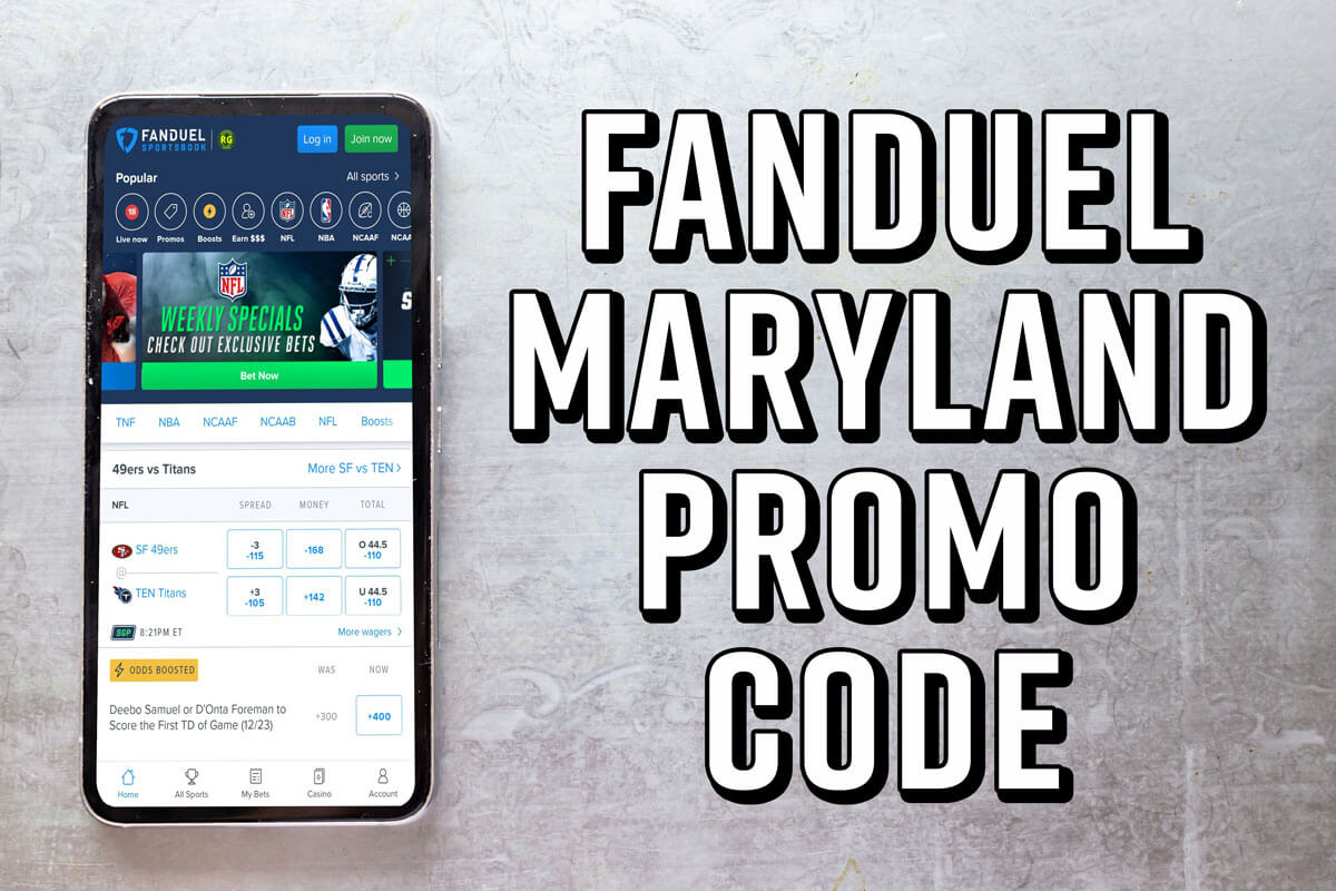 FanDuel Maryland promo code Bet 5, Get 200 bonus for CFB, NFL Week