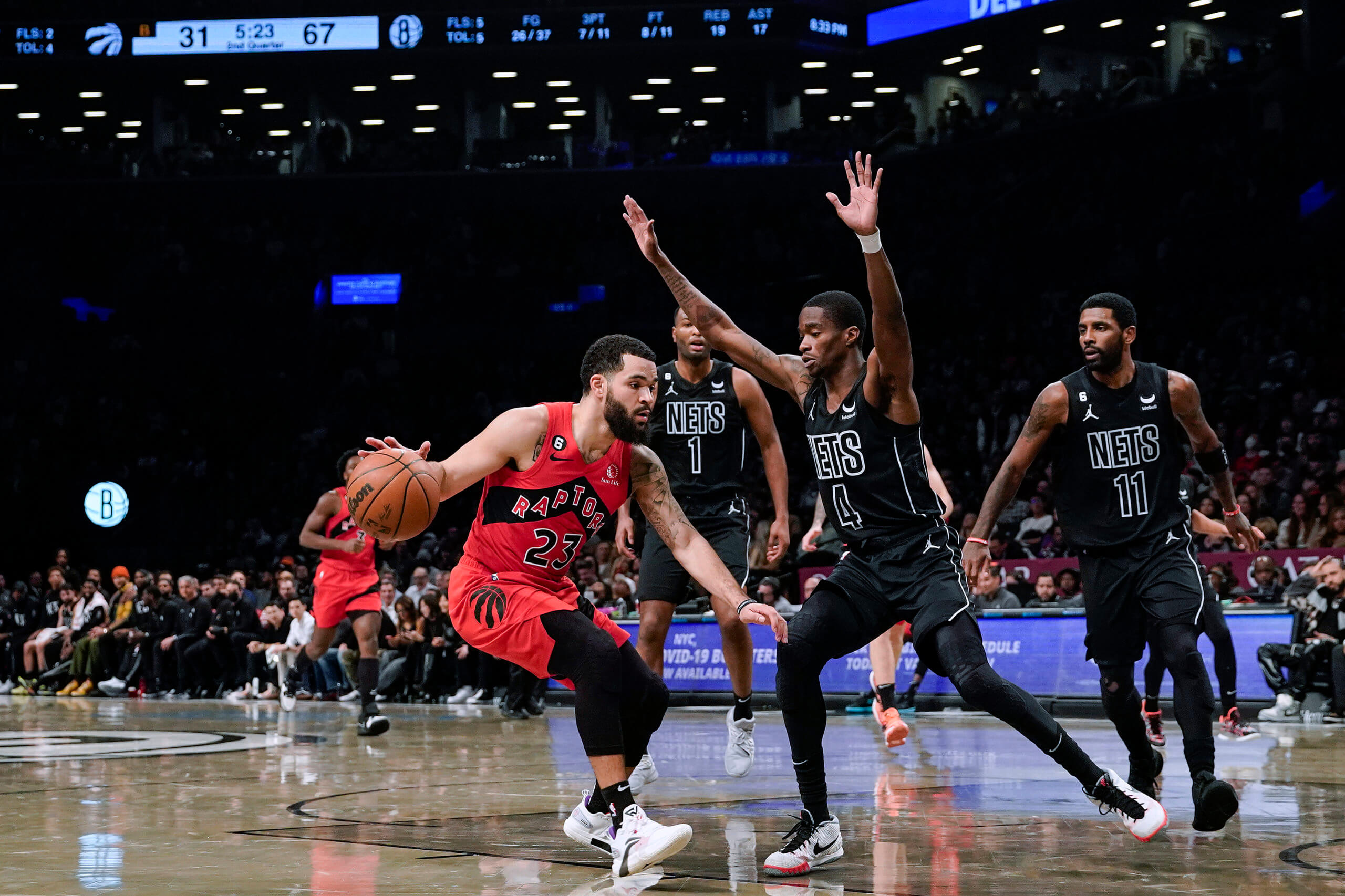 Nets pick up fourth straight win in victory over Raptors 2 Nets