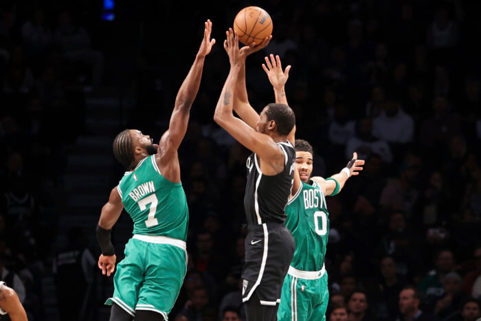 Nets don't give Durant enough help in frustrating 103-92 loss to Celtics 2 Kevin Durant Nets