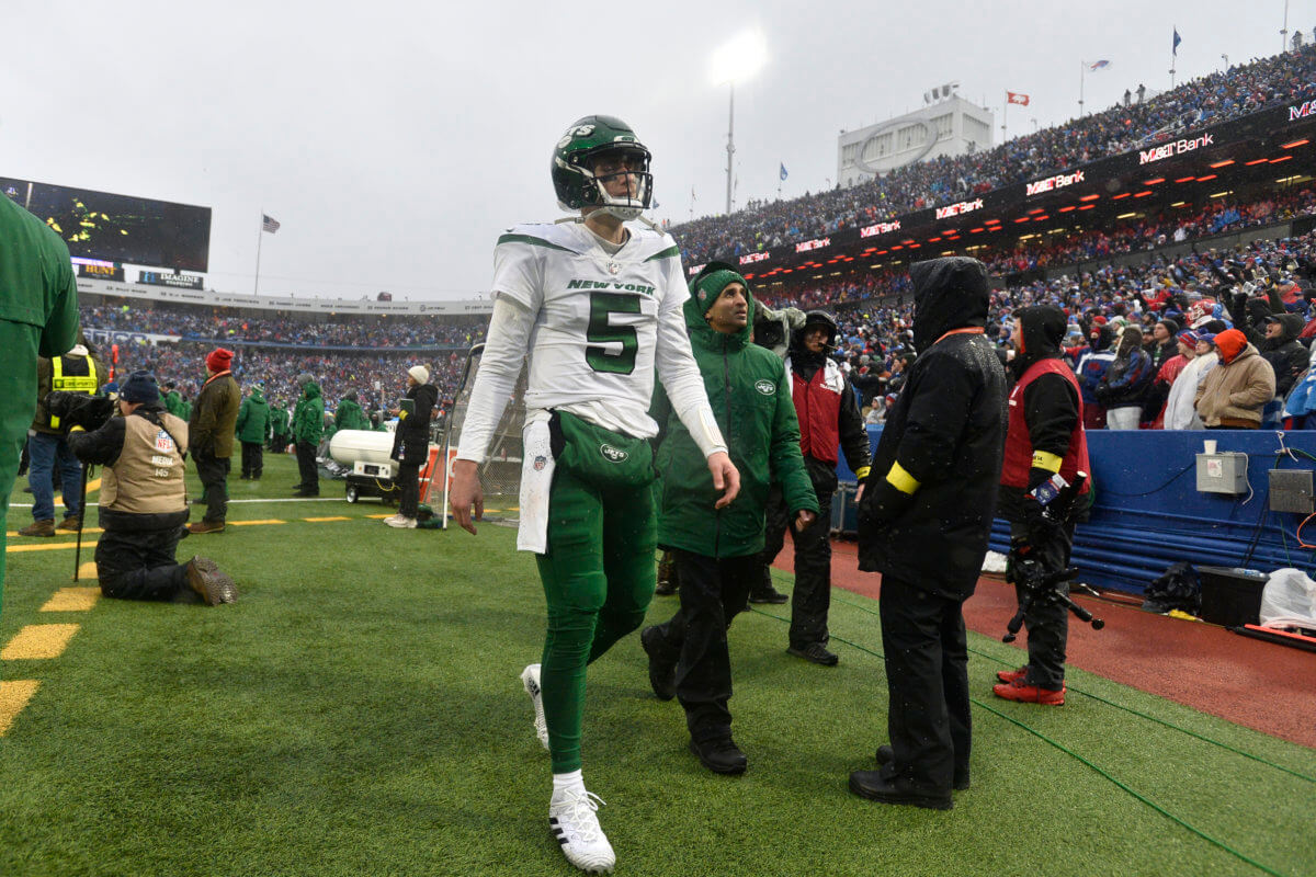 New York Jets quarterback Mike White.
