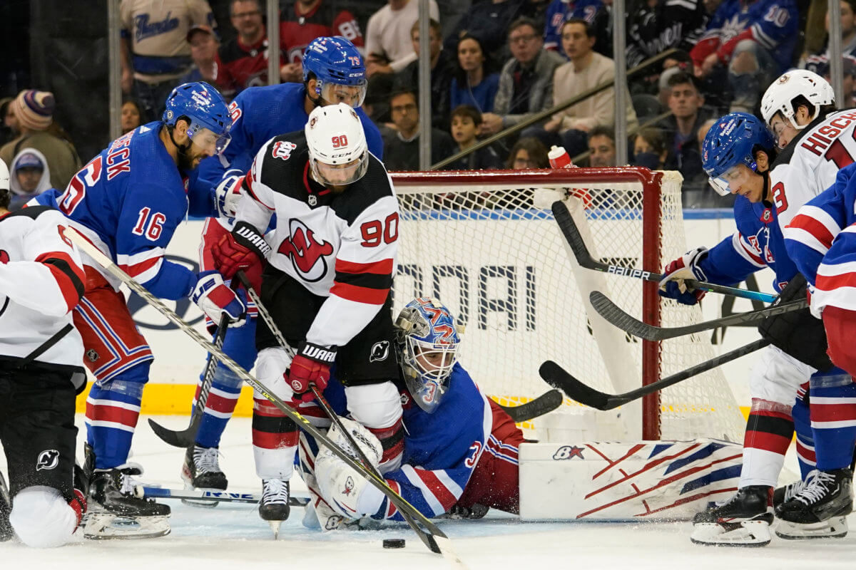 Devils and Rangers face off in Stanley Cup Playoffs