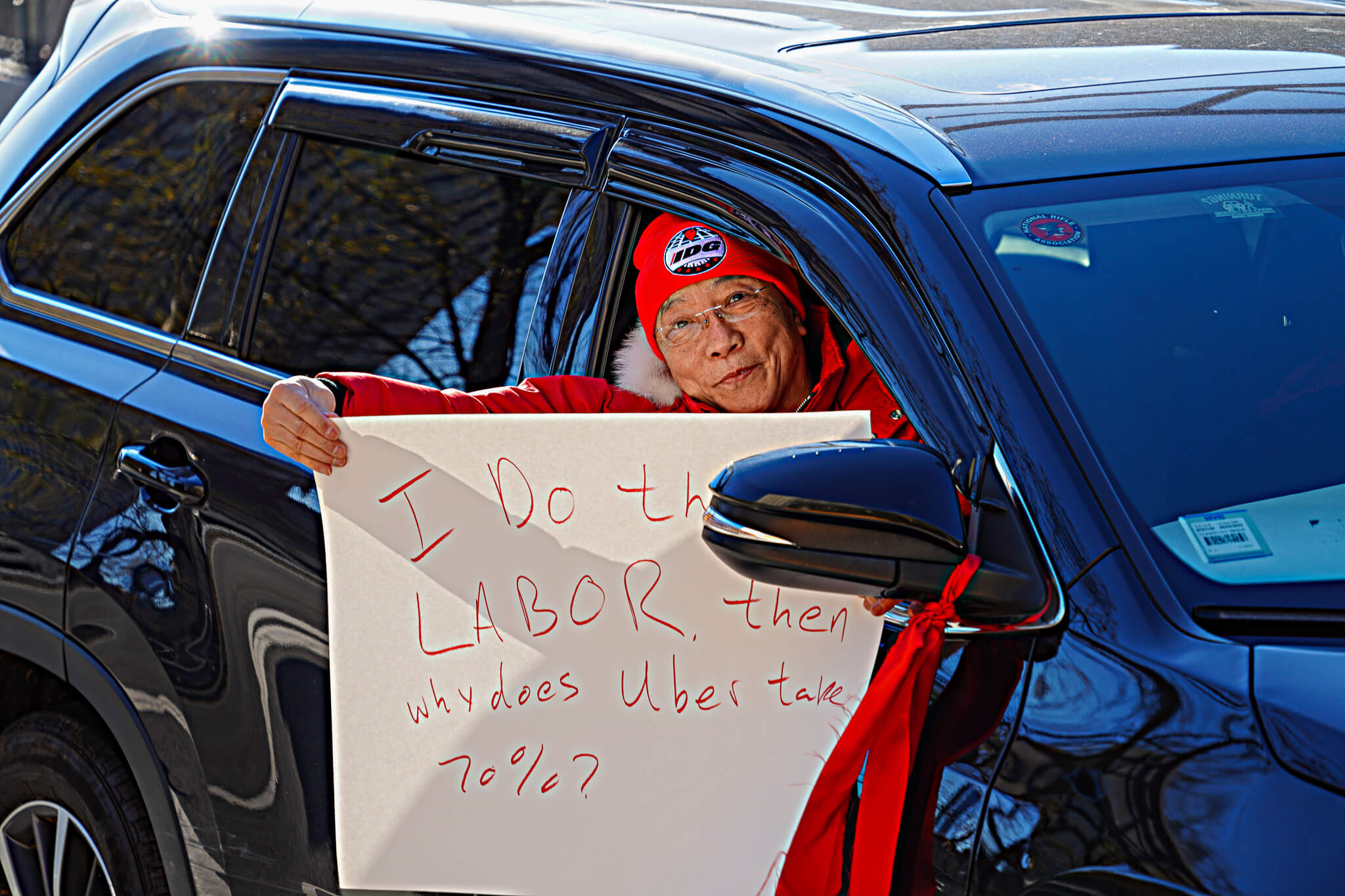 App drivers strike in Lower Manhattan over Uber lawsuit hitting brakes on wage increase 6