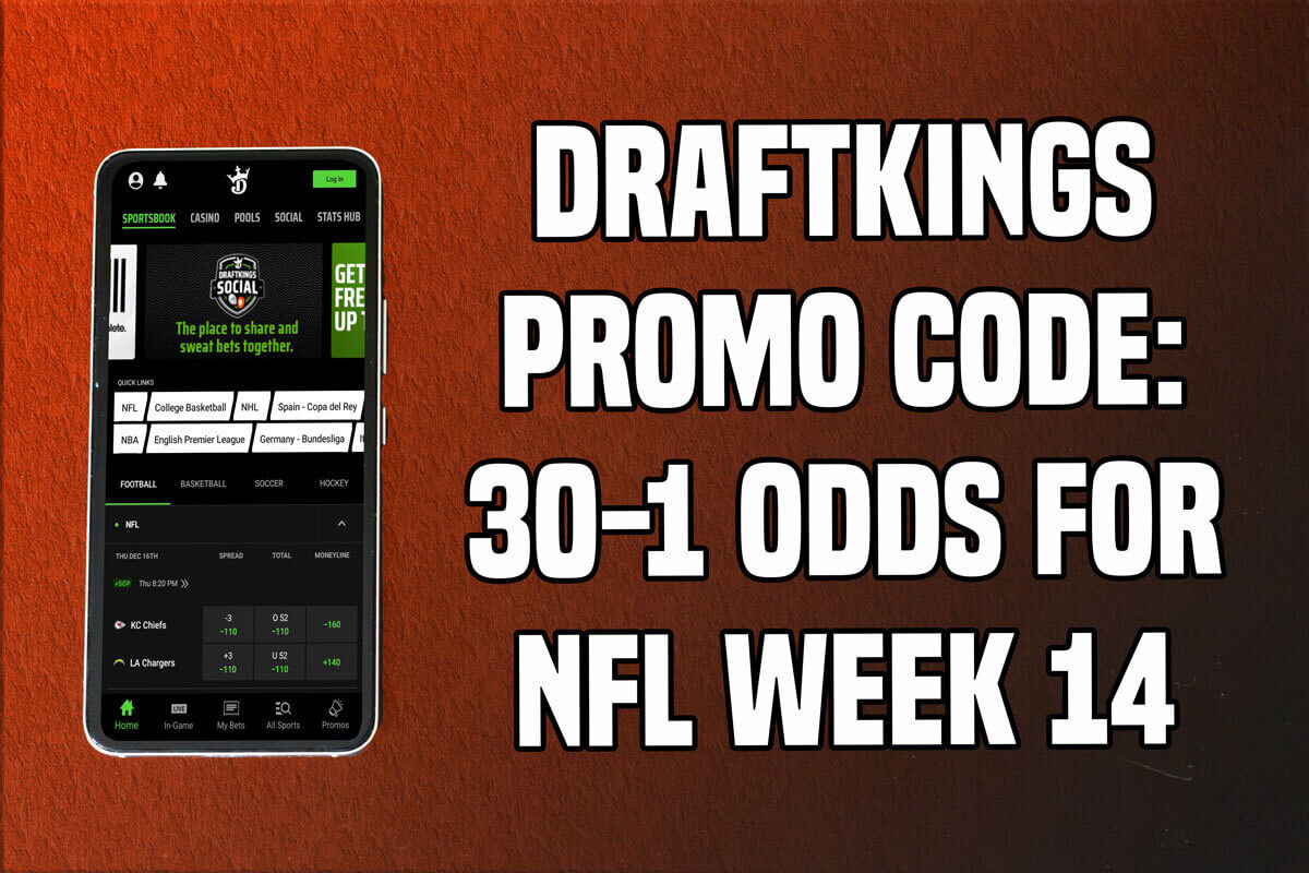 DraftKings promo code NFL Week 14 is here, grab the best sign up offer