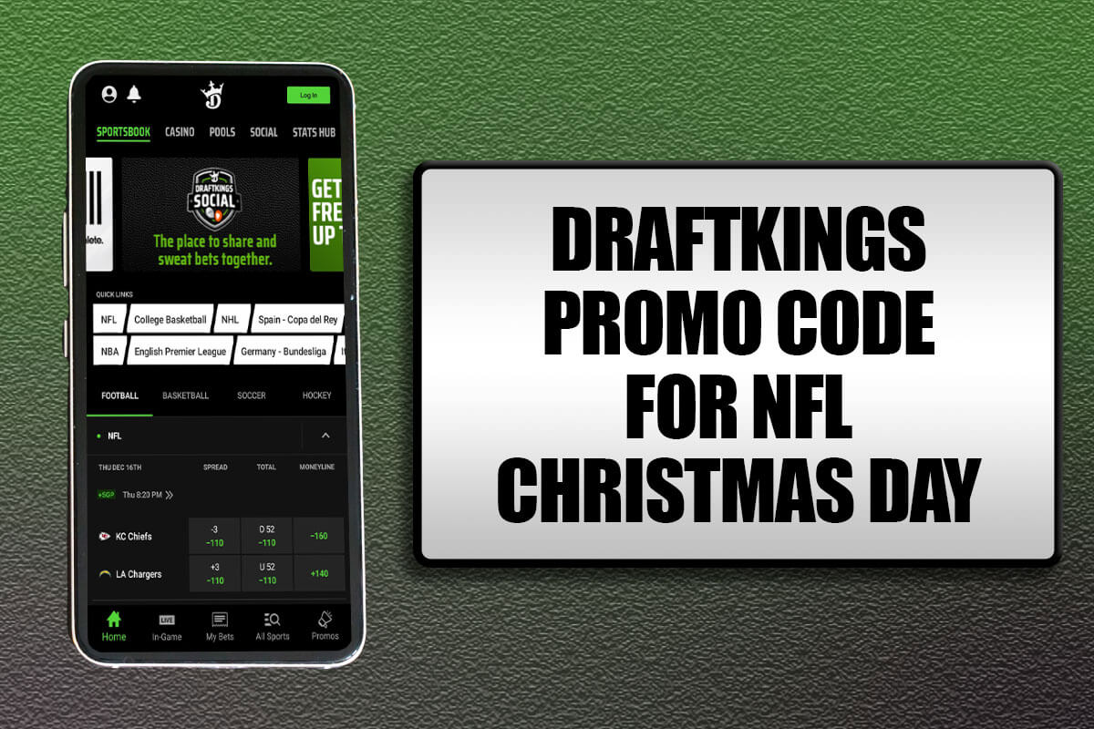 DraftKings promo code for NFL Christmas games Bet 5, win 150 amNewYork