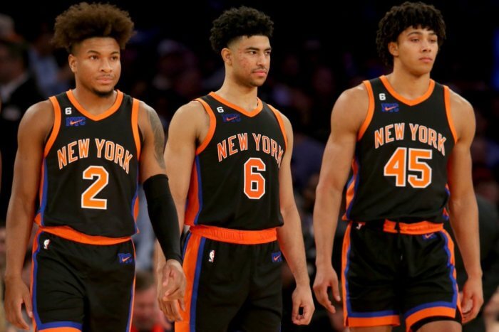 Quentin Grimes, Jericho Sims Miles McBride Knicks