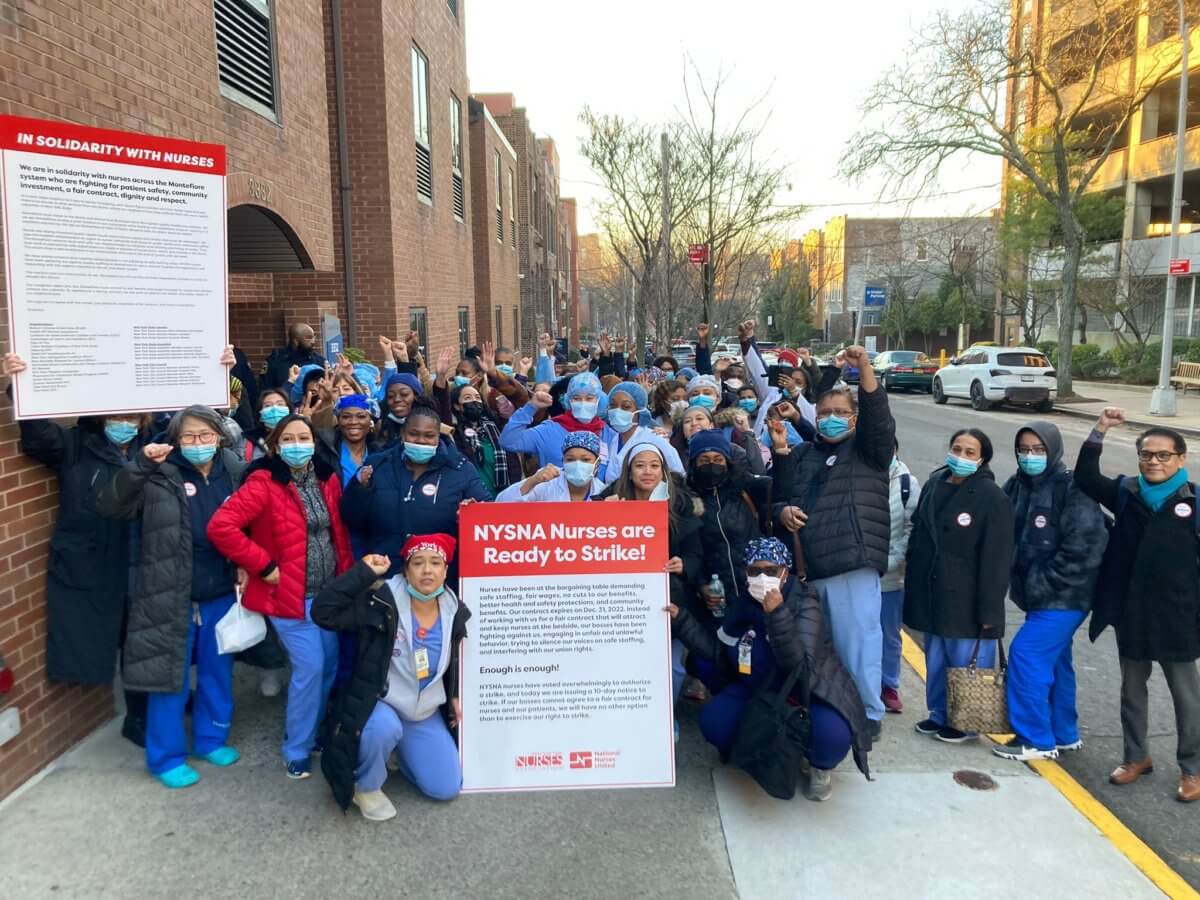 New York nurses set to go on strike