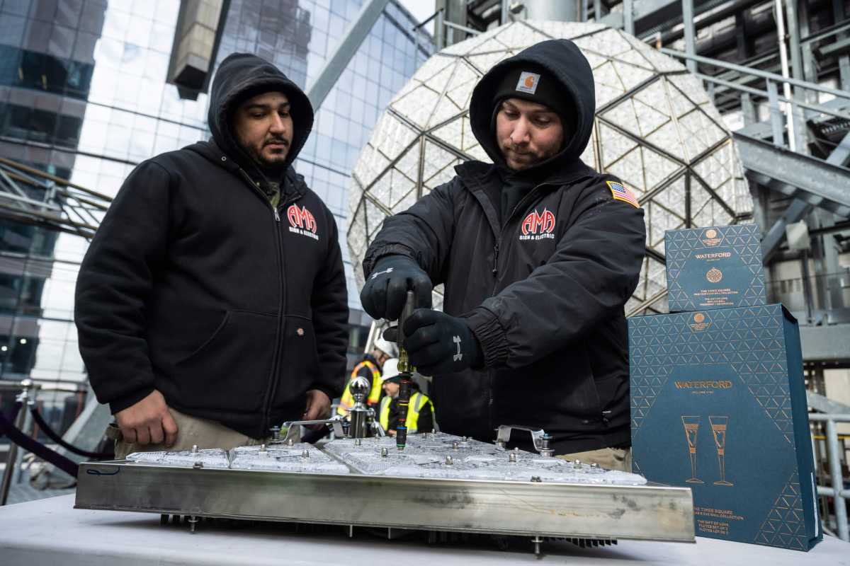 Building the Times Square New Year's ball for 2023
