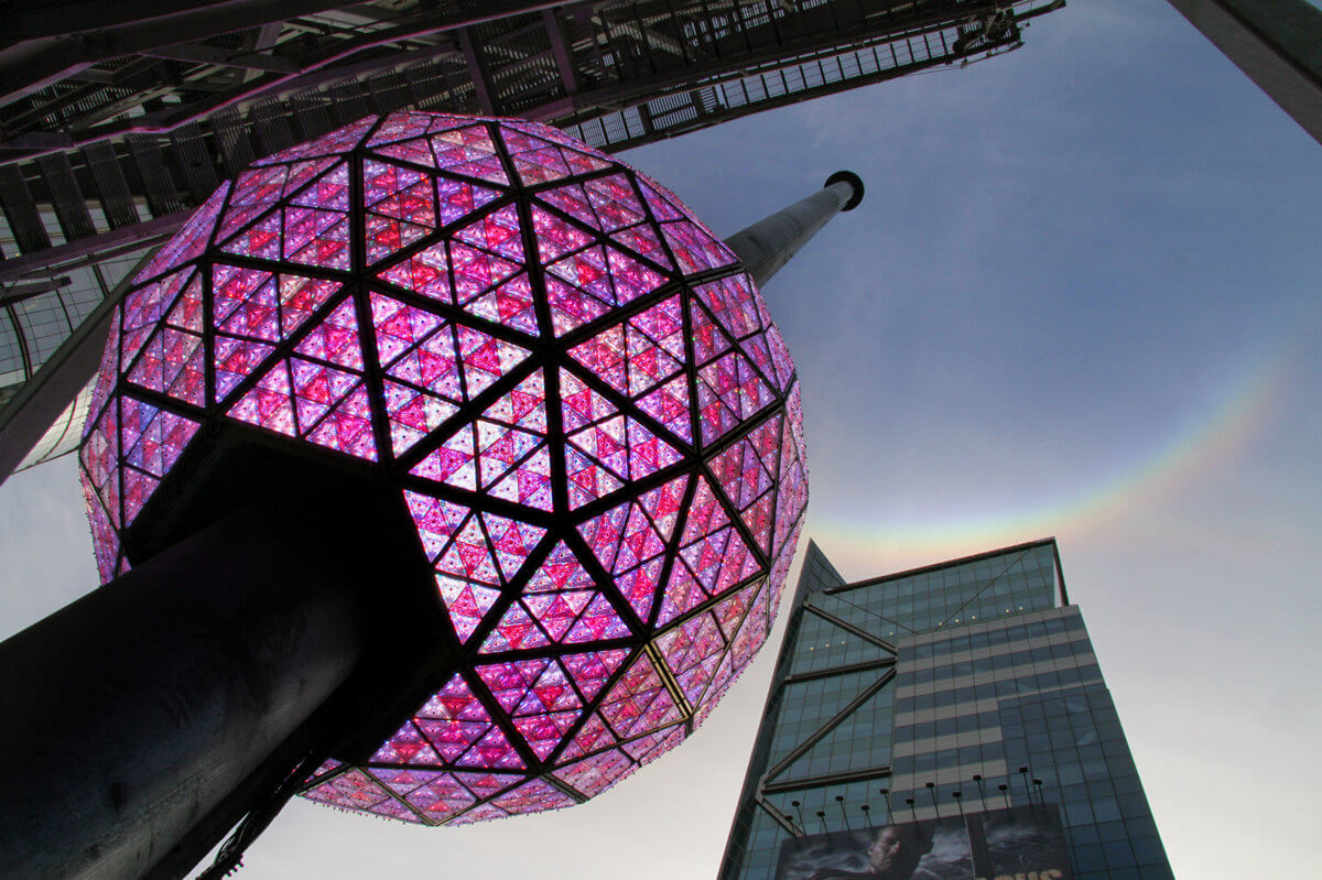 The ball that will drop in Times Square on New Year's Eve